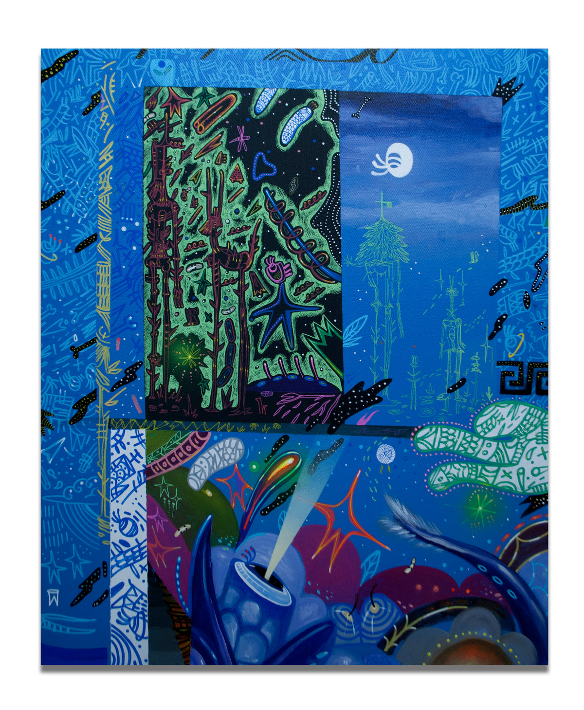 Mr.ovni original canvas