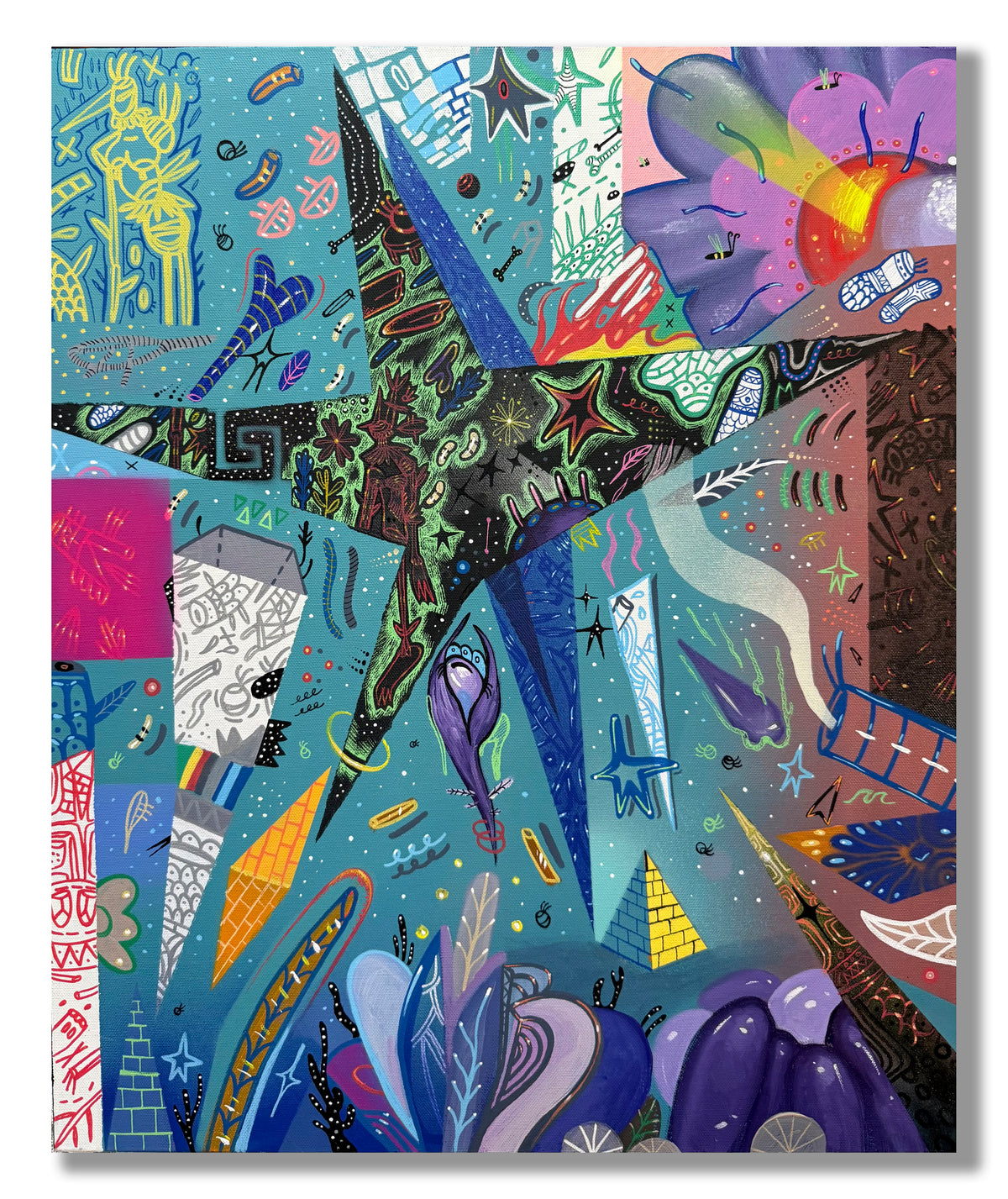 Mr.ovni original canvas